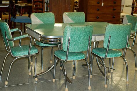 1950s dining table chairs